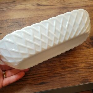 Vintage Milk Glass Candy Dish